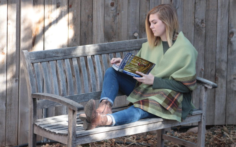 Woven Blanket Cape: a project collaboration with Schacht Spindle Co.