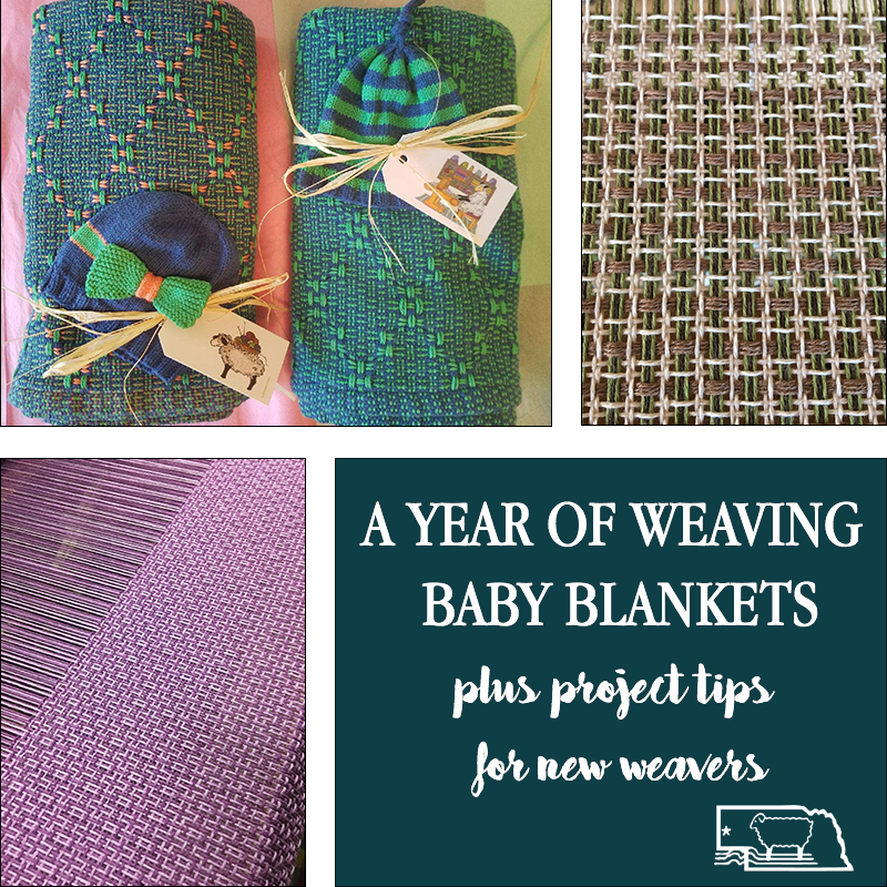 A Year of Handwoven Baby Blankets