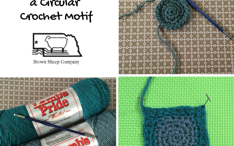 Free Tutorial: How to Square Off a Circular Crochet Motif