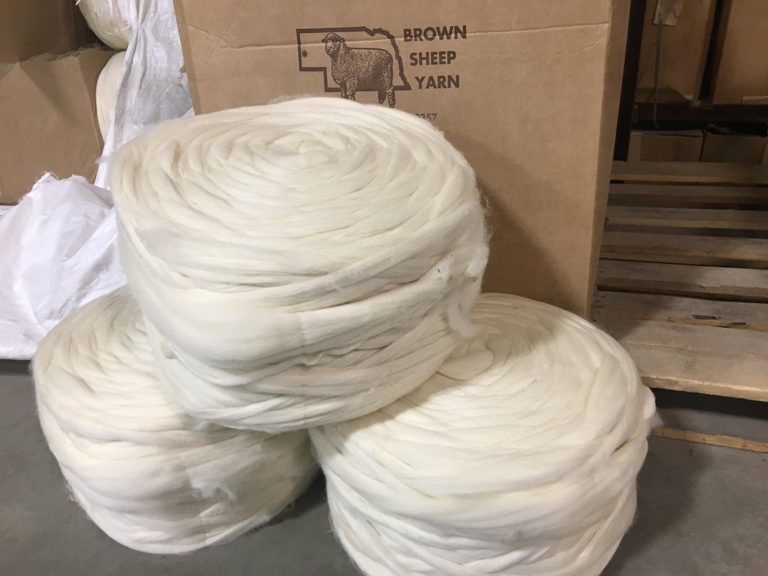 Hand Spinning with Drop Spindle or Wheel and Weaving Natural Undyed Spinning Fiber Soft Wool Top Roving Perfect for Felting 1 Lb Blending Revolution Fibers Corriedale Cross Wool Roving Top 