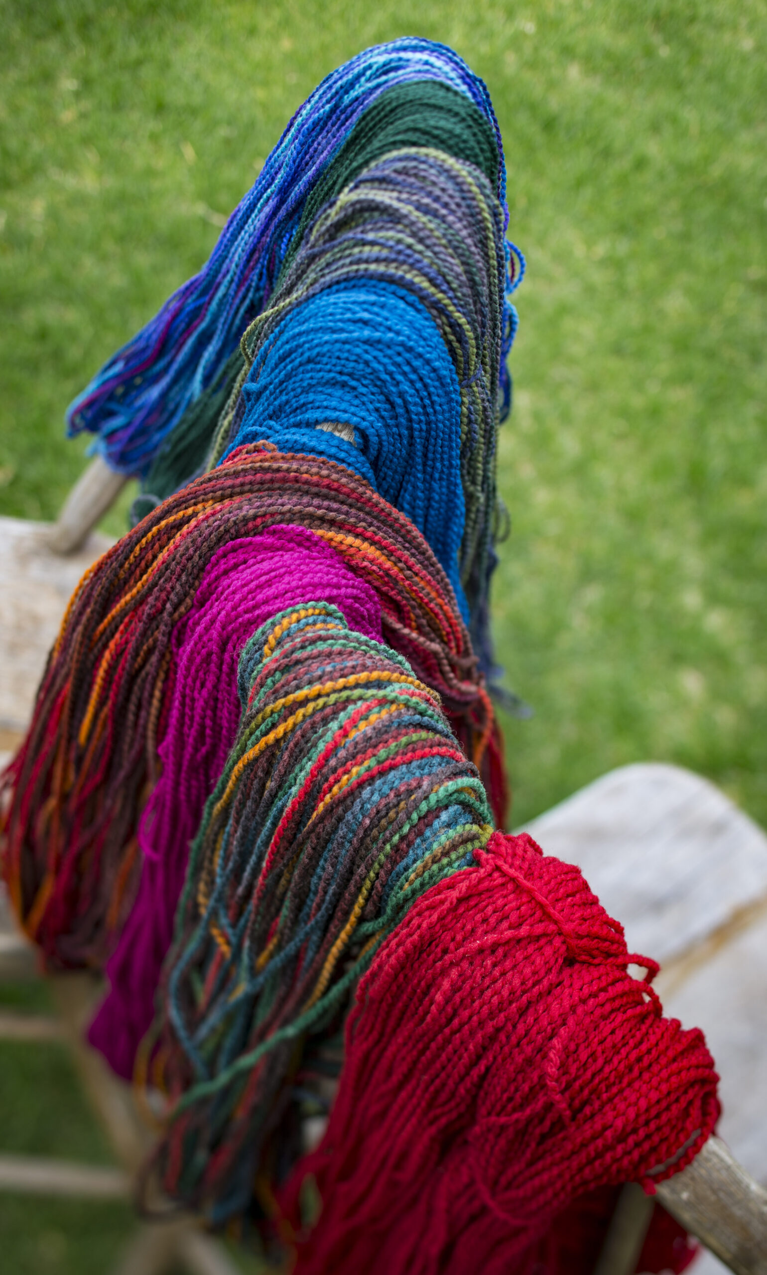 Hand-Knit Wool Bralette, Basil
