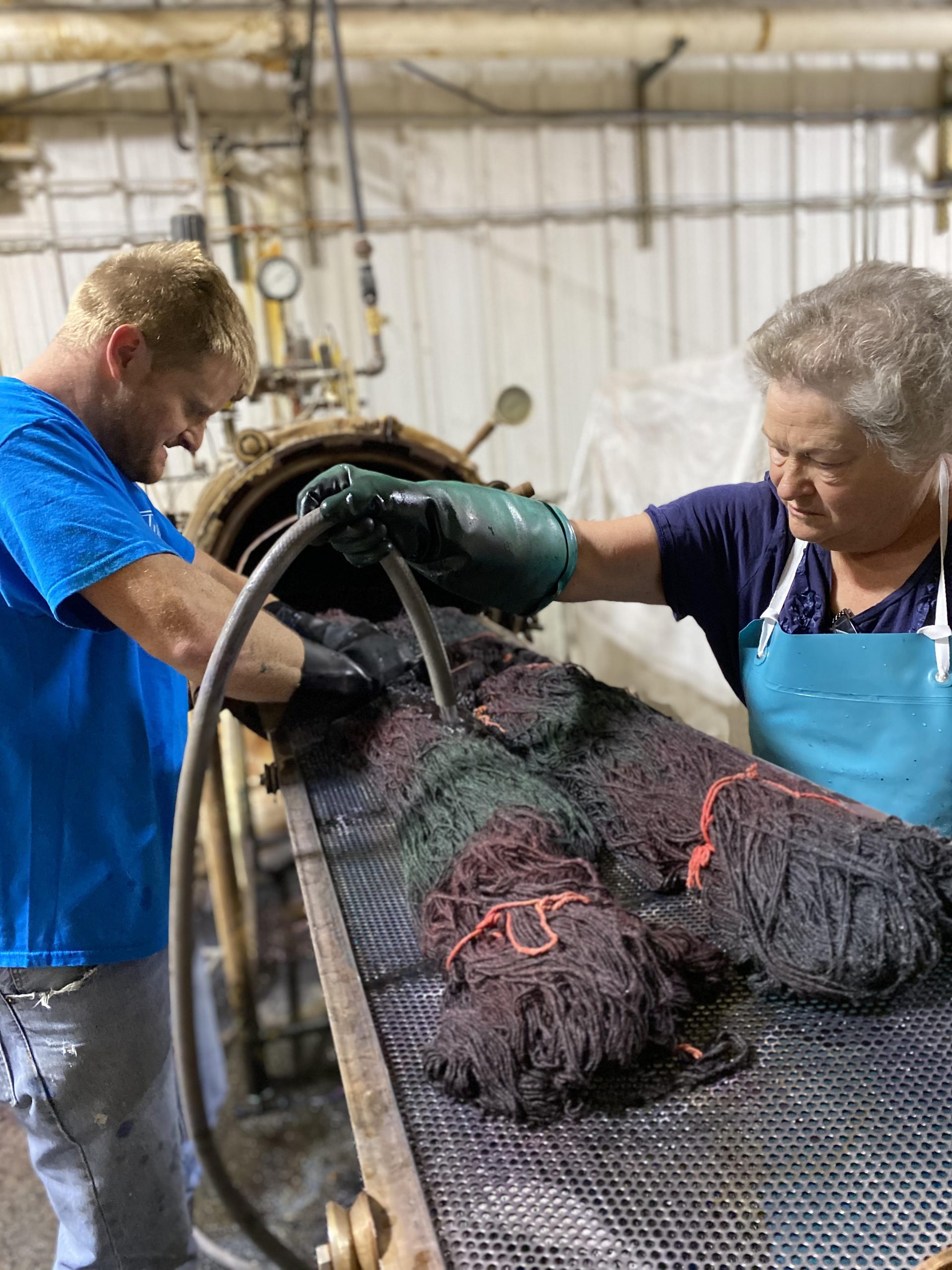 A Sneak Peek Inside our Yarn Hand-Painting Process