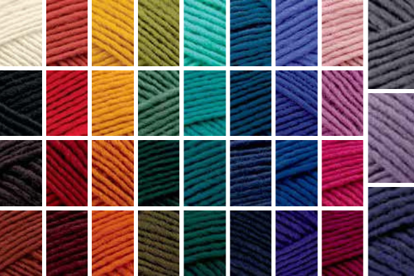 All 35 solid colors of Lanaloft