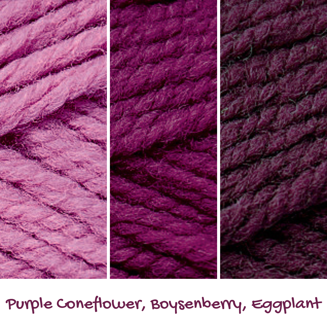 Shepherd's Shades in Purple Coneflower, Boysenberry, Eggplant