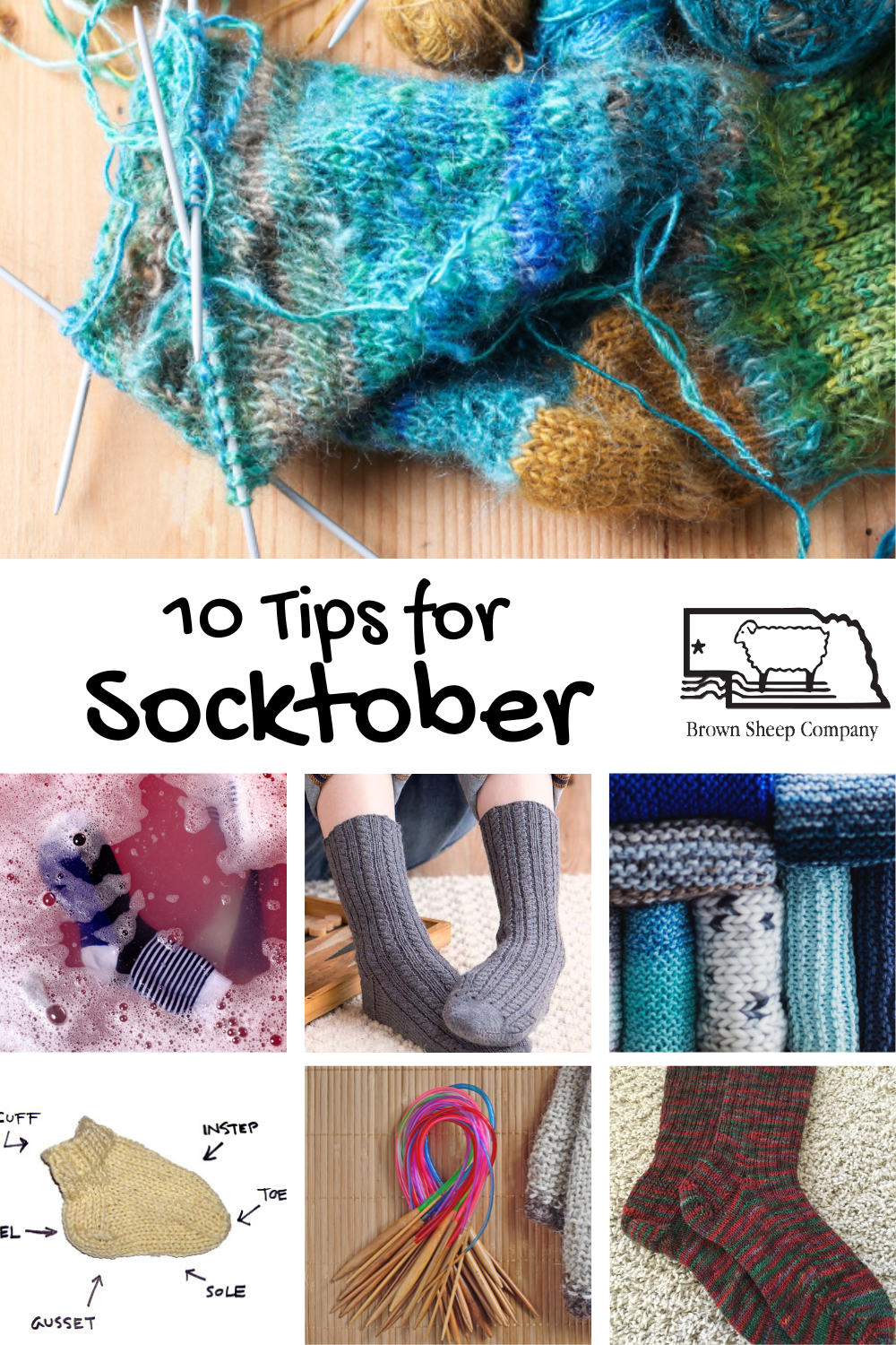 Things I will and won't do again in cuff-down knitted socks