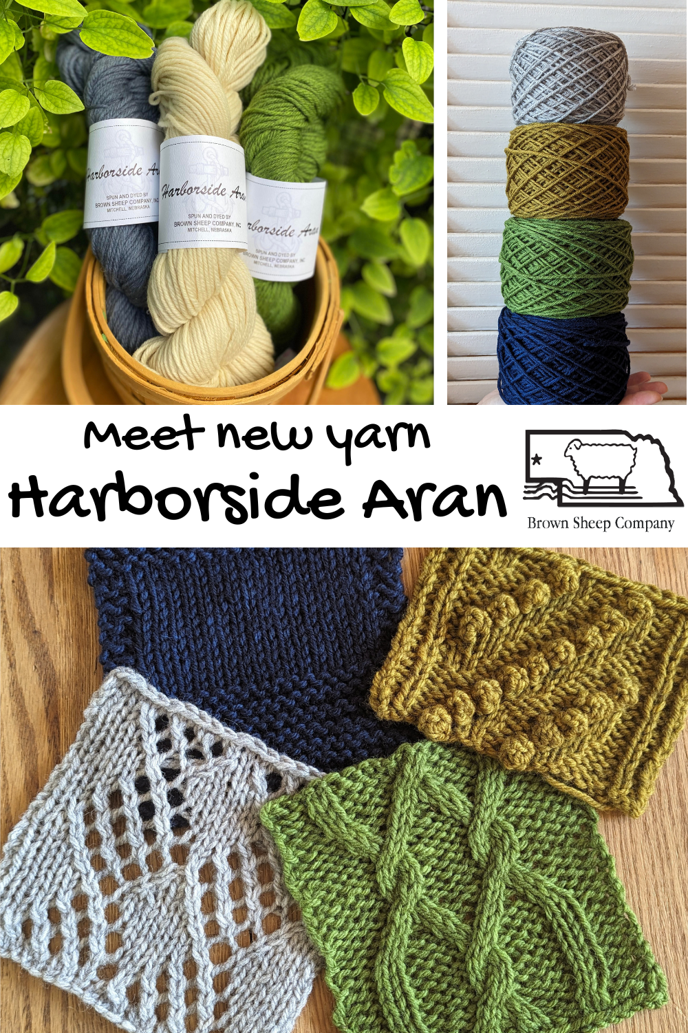 Harborside Aran (formerly known as Heritage) by Brown Sheep (aran