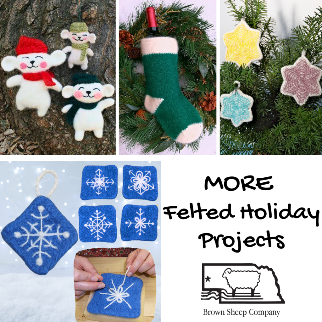 MORE Felted Holiday Projects!