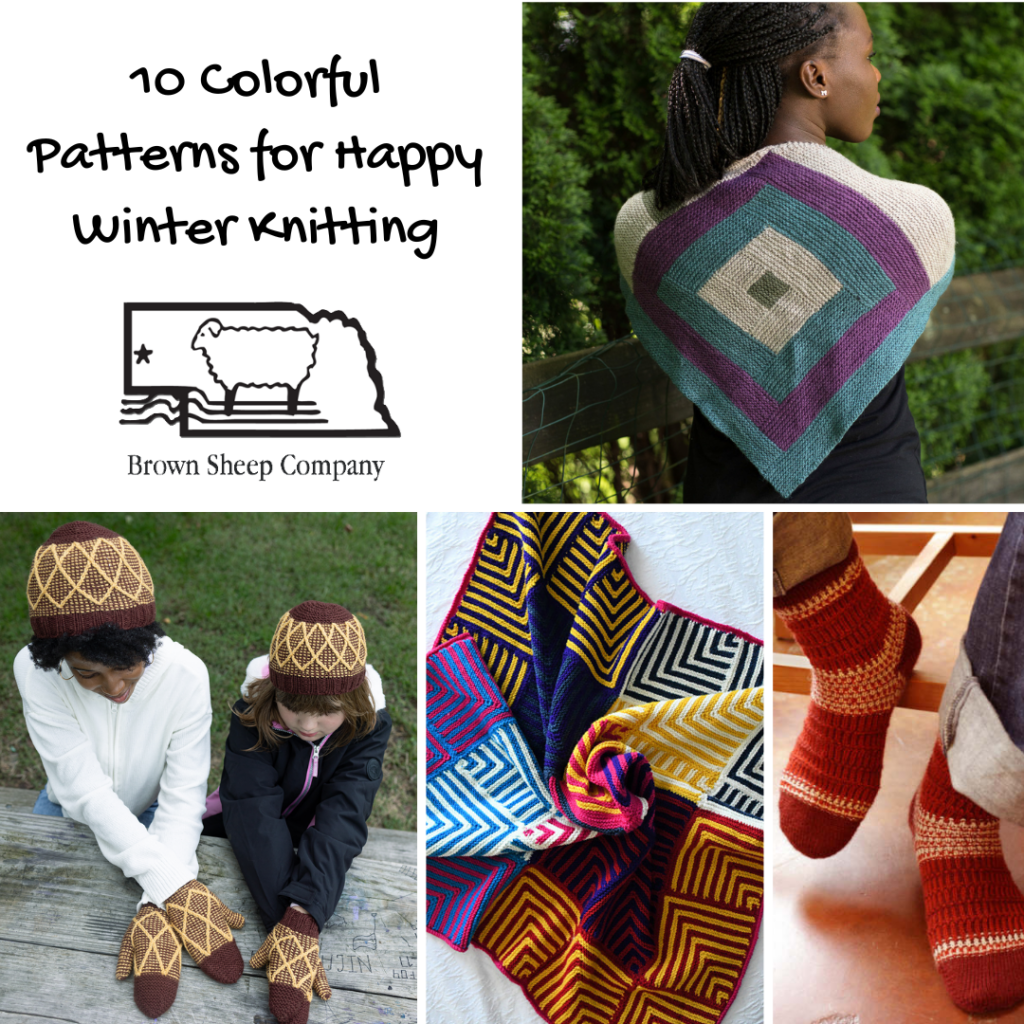 10 Colorful Patterns for Happy Winter Knitting